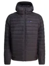 Patagonia Lightweight Hooded Quilted Jacket In Gray