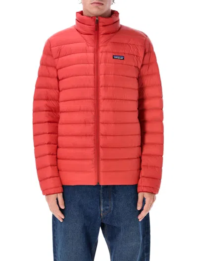 Patagonia Down Sweater Jacket In Red
