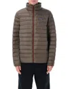 Patagonia Lightweight Down Sweater Outerwear Jacket In Brown