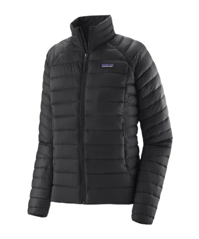 Patagonia Down Sweater Quilted Jacket In Black