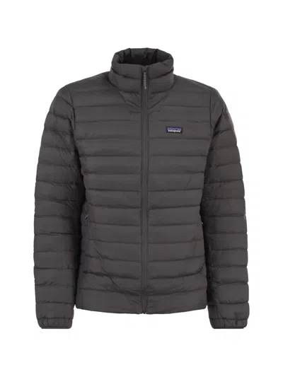 Patagonia Down Sweater Quilted Jacket In Black