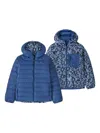Patagonia Down Sweater Reversible Padded Jacket In Blue