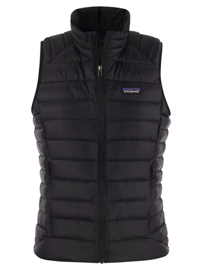 Patagonia Down Sweater Vest In Black