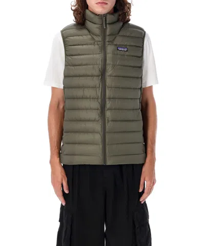 Patagonia Down Sweater Vest In Pngr