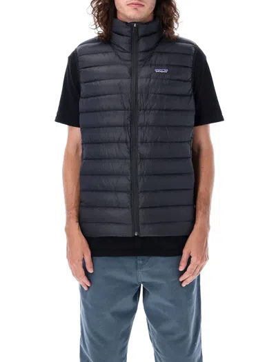 Patagonia Down Sweater Vest In Black