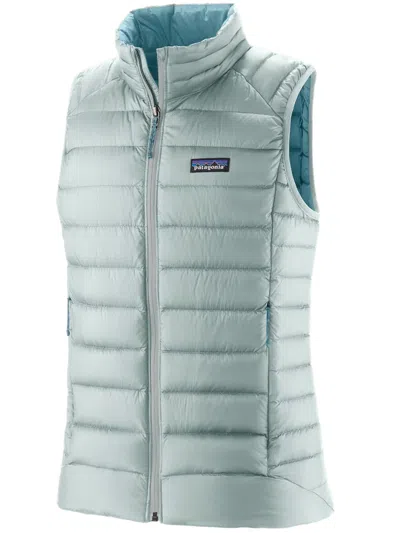 Patagonia Down Sweater Vest In Blue