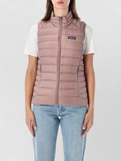 Patagonia Down Sweater Vest Lightweight Insulated Design In Pink