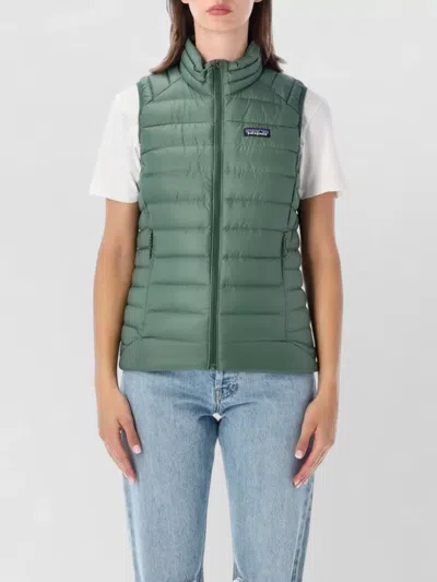 Patagonia Down Sweater Vest Lightweight Packable Warmth In Green
