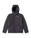 Patagonia Downdrift Down-filled Hooded Jacket In Black