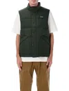 Patagonia Insulated Sleeveless High Collar Vest In Green