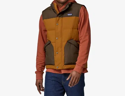 PATAGONIA DOWNDRIFT VEST IN SHELTER BROWN