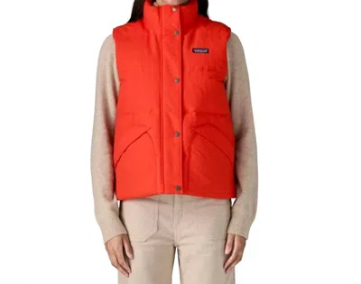 Patagonia Downdrift Vest In Sizzle Red In Orange