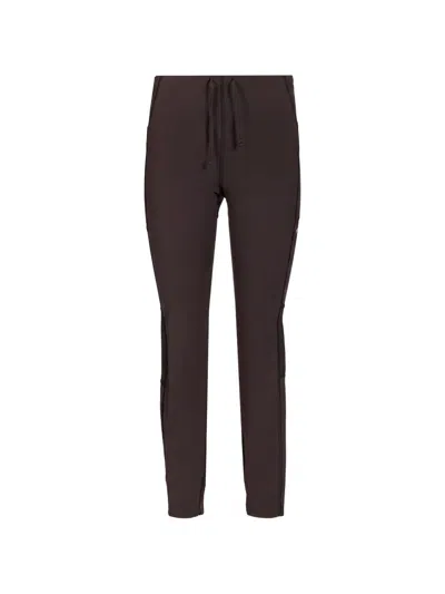 Patagonia Drawstring Running Trousers In Black