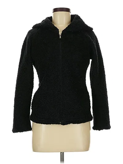 Pre-owned Patagonia Faux Fur Jacket In Black
