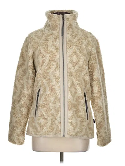 Pre-owned Patagonia Faux Fur Jacket In Gold