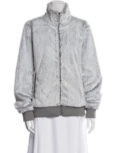 Pre-owned Patagonia Faux Fur Jacket In Neutral