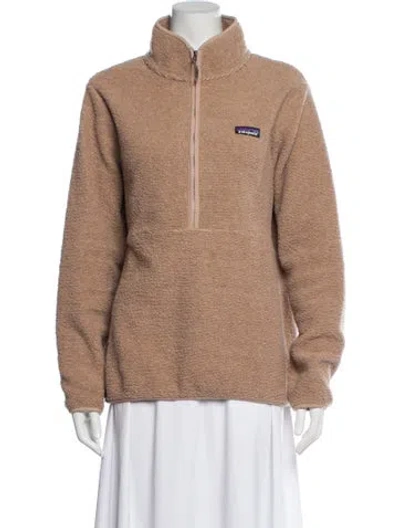 Pre-owned Patagonia Faux Fur Jacket In Neutral
