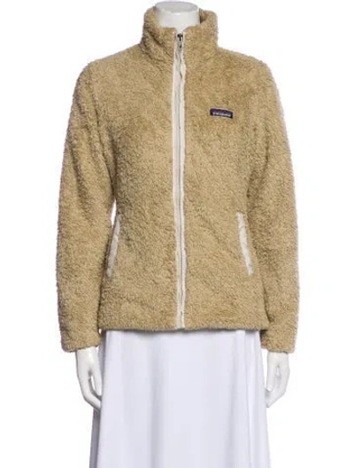Pre-owned Patagonia Faux Fur Jacket In Neutral