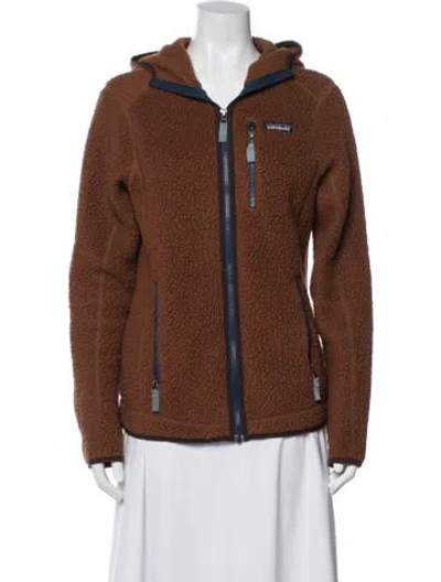 Pre-owned Patagonia Faux Fur Jacket In Neutral