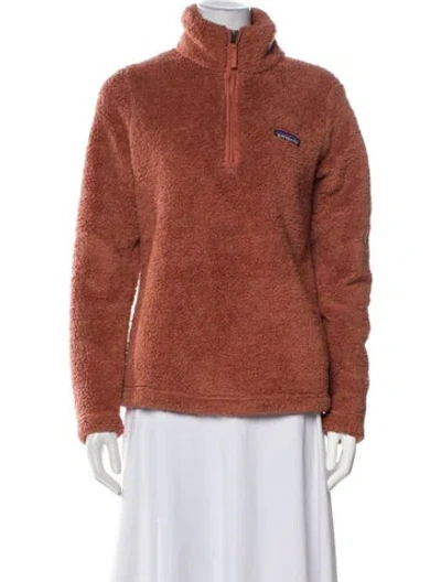 Pre-owned Patagonia Faux Fur Jacket In Orange