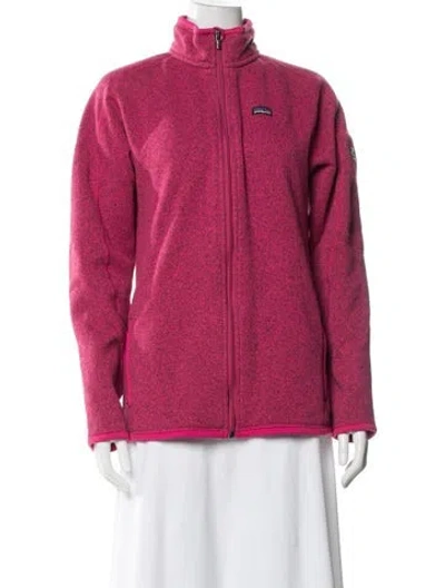Pre-owned Patagonia Faux Fur Jacket In Red