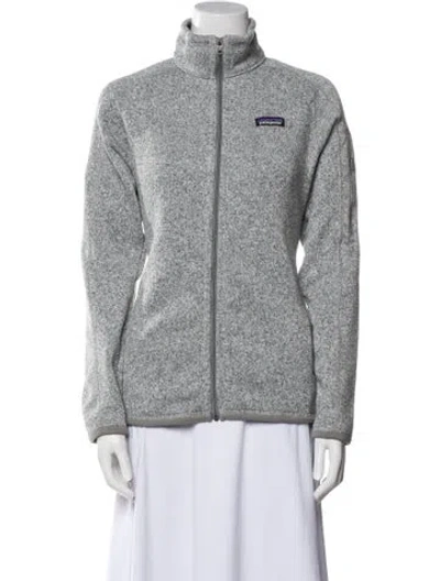 Pre-owned Patagonia Faux Fur Jacket W/ Tags In Gray