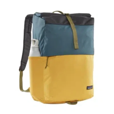 Patagonia Fieldsmith Roll-top Pack Patchwork: Surboard Yellow W Abalone Blue 30l