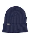 Patagonia Fishermans Rolled Beanie In Navy