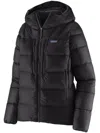 Patagonia Fitz Roy Down Hoody In Black