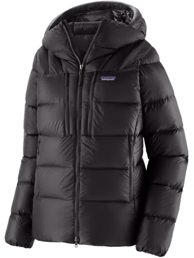 Patagonia Fitz Roy Down Hoody In Black