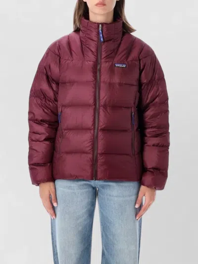 Patagonia Fitz Roy Down Puffer Jacket In Red