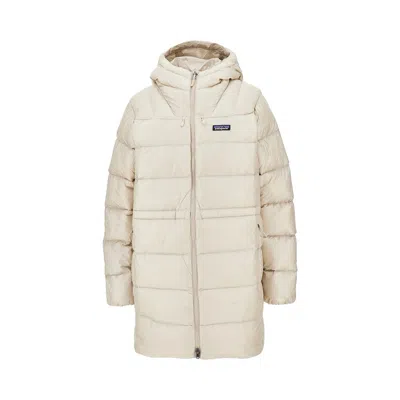 Patagonia 'fitz Roy' Long Down Jacket In Black