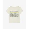 Patagonia Babies'  Undyed Natural Fitz Roy Skies Short-sleeve Organic-cotton T-shirt 6 Months - 4 Years