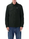 Patagonia Flannel Shirt With Collared Design And Pockets In Green