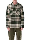 Patagonia Lightweight Insulated Flannel Mid-layer Jacket In Multi