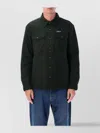 Patagonia Flannel Shirt With Collared Design And Pockets In Black