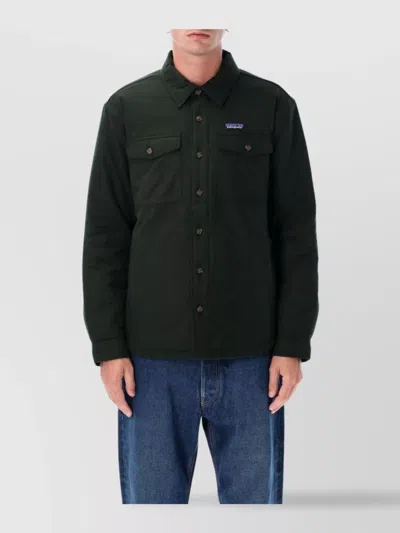 PATAGONIA FLANNEL SHIRT WITH COLLARED DESIGN AND POCKETS