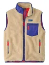 Patagonia Sleeveless Fleece Vest High Collar In Neutral