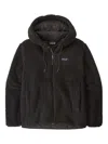 Patagonia Fleece Hooded Jacket In Brown