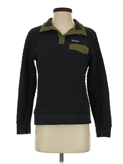 Pre-owned Patagonia Fleece Jacket In Black