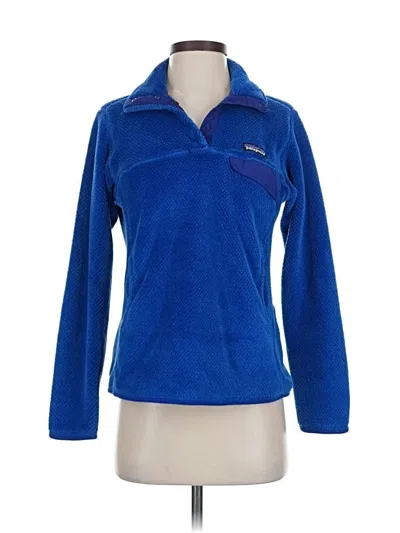 Pre-owned Patagonia Fleece Jacket In Blue