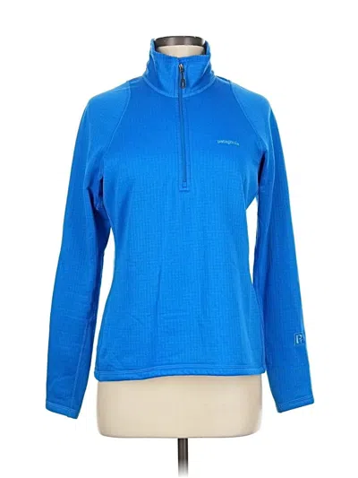 Pre-owned Patagonia Fleece Jacket In Blue