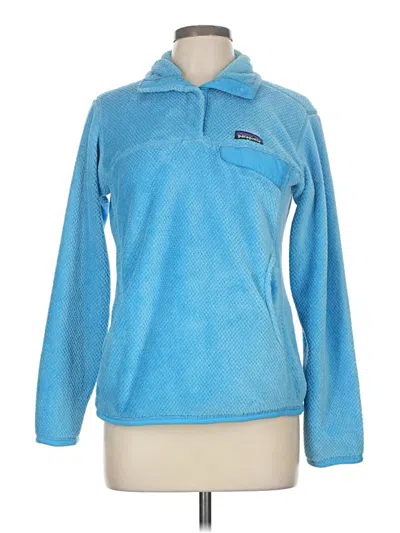 Pre-owned Patagonia Fleece Jacket In Blue
