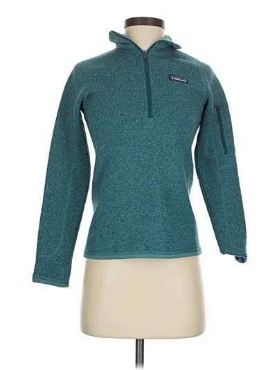 Pre-owned Patagonia Fleece Jacket In Blue