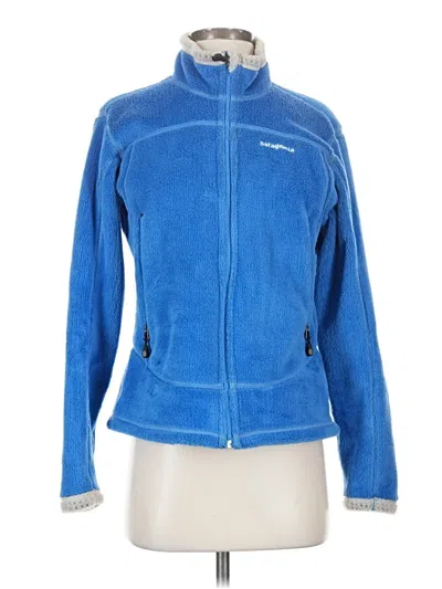 Pre-owned Patagonia Fleece Jacket In Blue