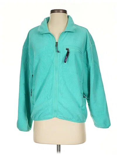 Pre-owned Patagonia Fleece Jacket In Blue
