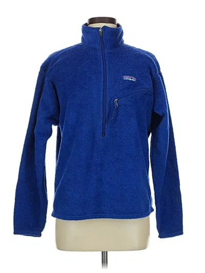 Pre-owned Patagonia Fleece Jacket In Blue