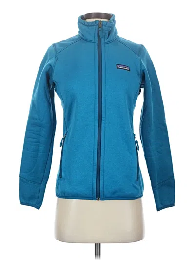 Pre-owned Patagonia Fleece Jacket In Blue