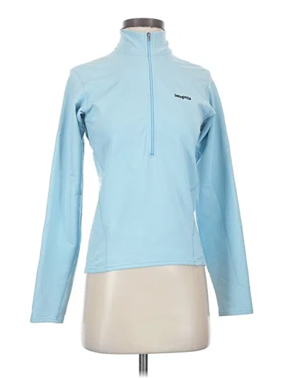 Pre-owned Patagonia Fleece Jacket In Blue