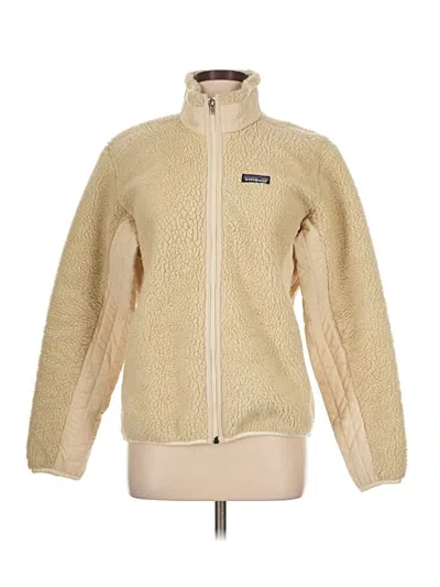 Pre-owned Patagonia Fleece Jacket In Gold